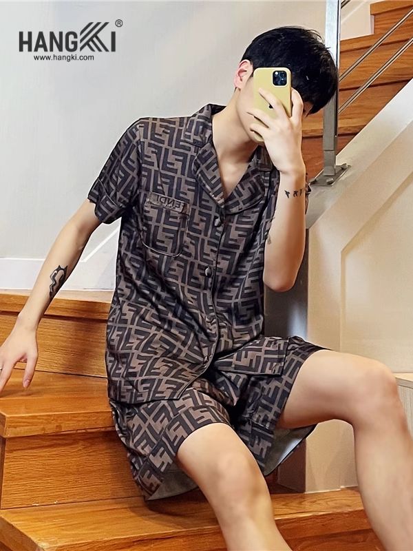TN42 - Đồ Ngủ Pijama Nam Lụa Ngắn
