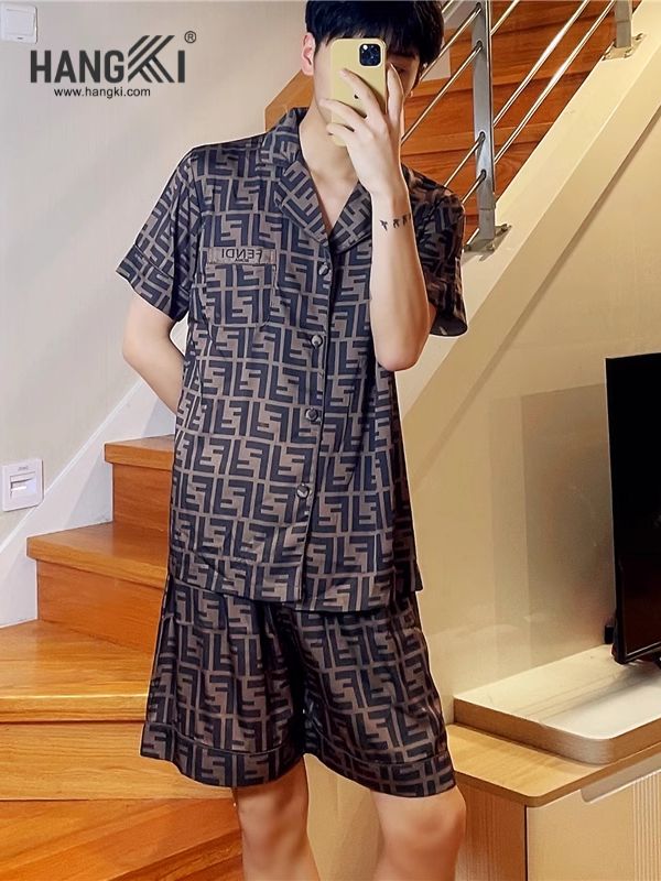 TN42 - Đồ Ngủ Pijama Nam Lụa Ngắn