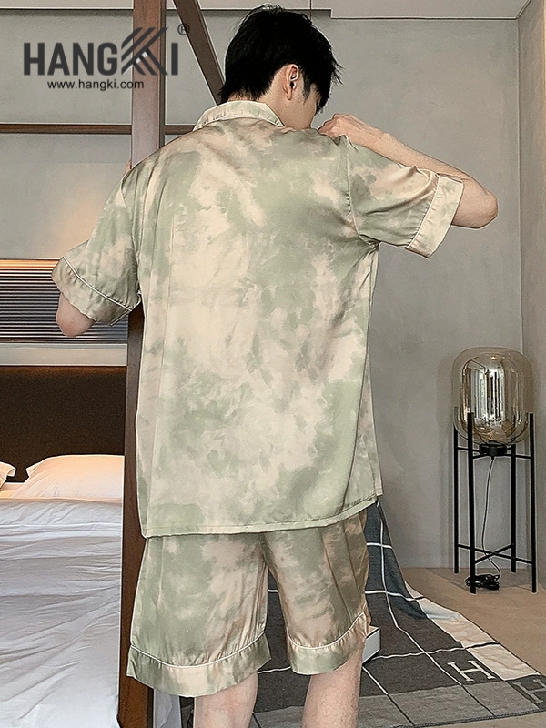 TN51 - Đồ Ngủ Pijama Nam Lụa Ngắn