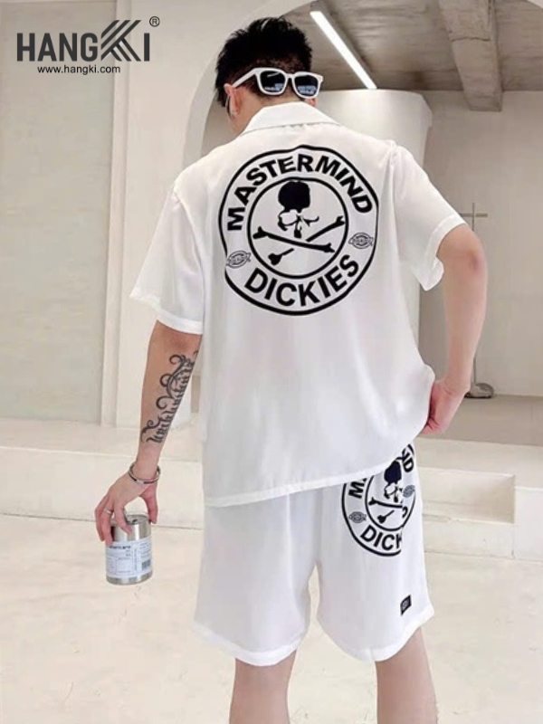 TN83 - Đồ Ngủ Pijama Nam Lụa Ngắn