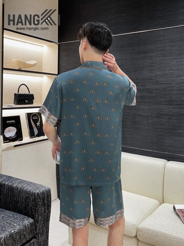 TN86 - Đồ Ngủ Pijama Nam Lụa Ngắn