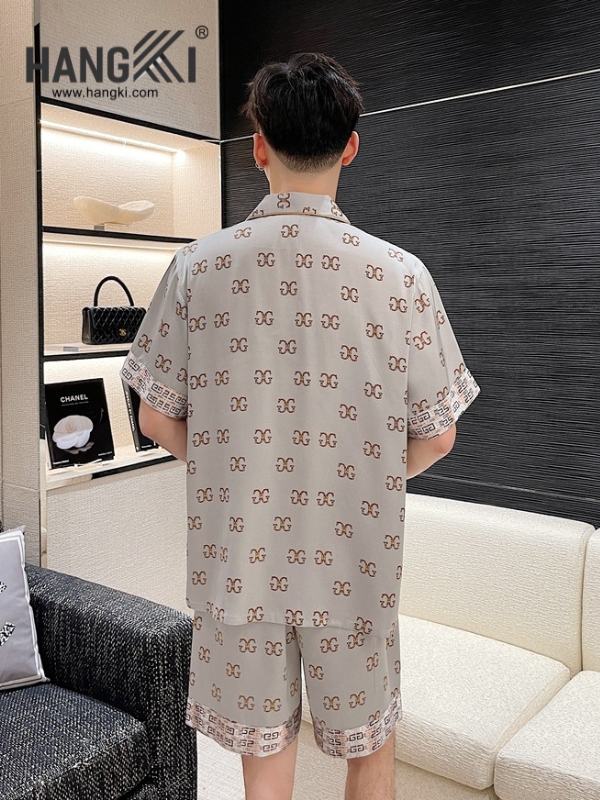 TN86 - Đồ Ngủ Pijama Nam Lụa Ngắn