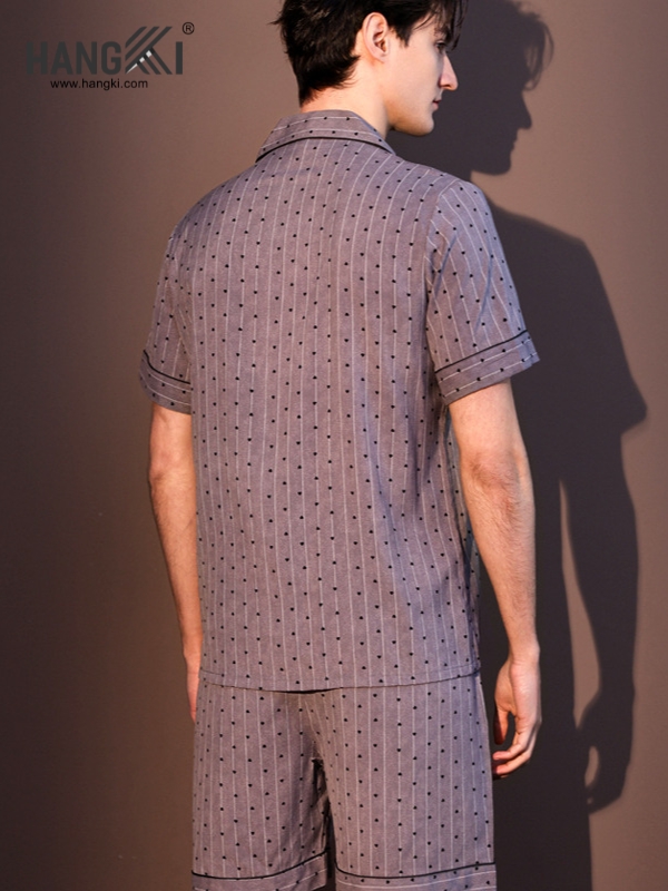 TN89 - Đồ Ngủ Pijama Nam Lụa Ngắn