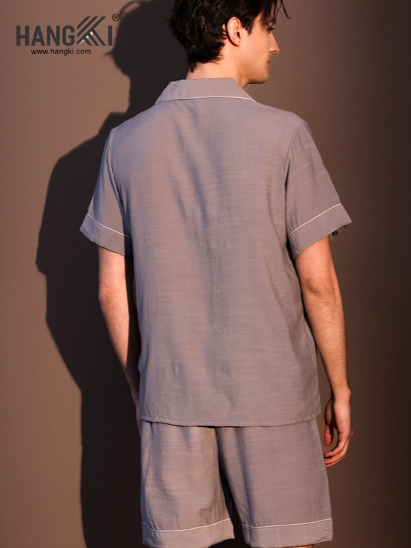 TN92 - Đồ Ngủ Pijama Nam Lụa Ngắn