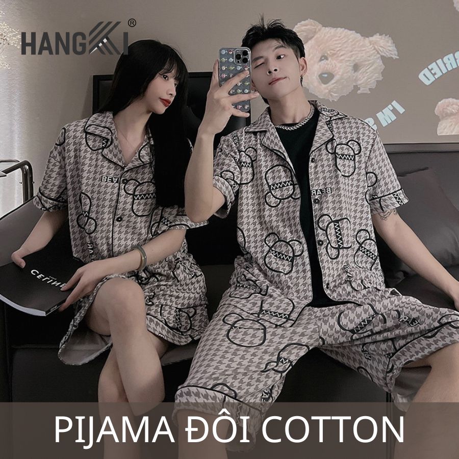 pijama đôi cotton