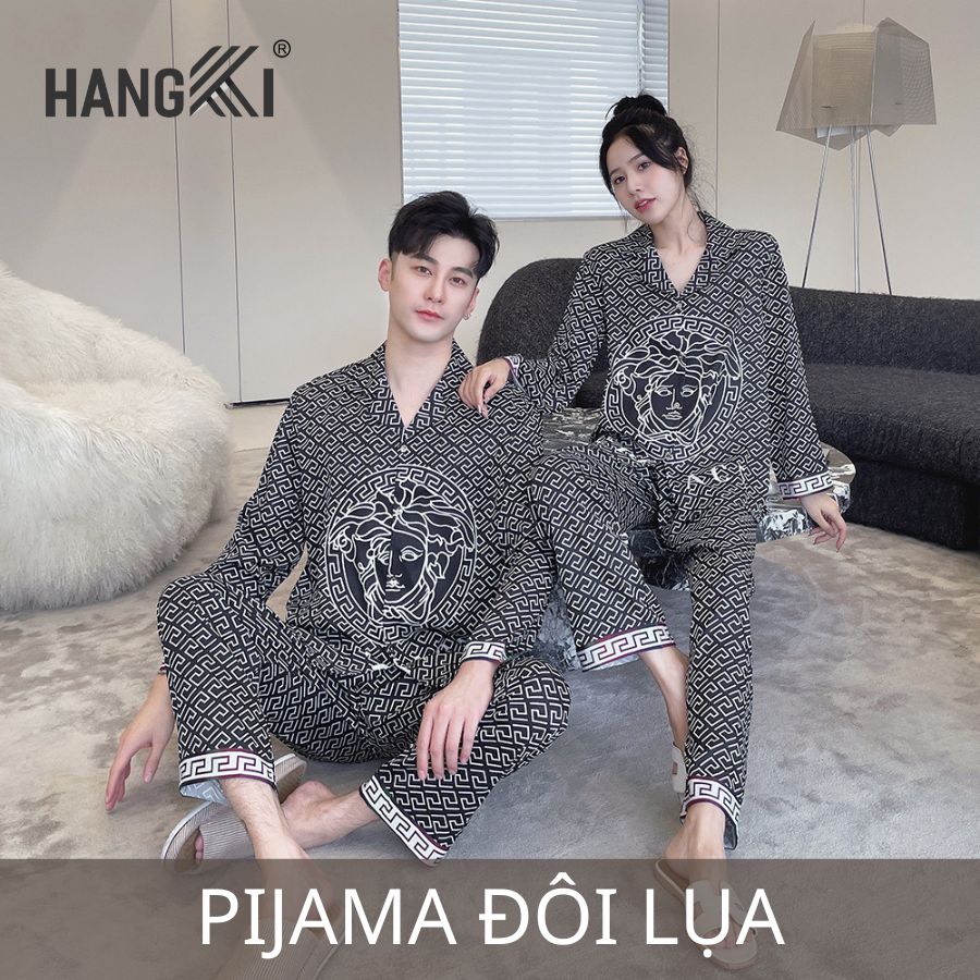 pijama đôi lụa