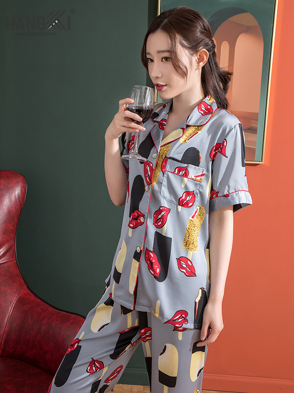 DD222 – Pijama Nữ Tay Ngắn Quần Dài